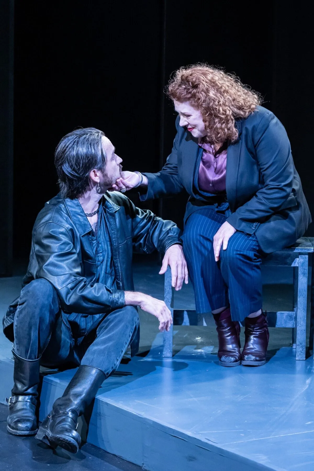 BFFs Brave and Emily Sahler as Bassanio and Antonio in Portland Shakespeare Project The Merchant of Venice. Photo David Kinder BFFs Brave and Emily Sahler as Bassanio and Antonio in Portland Shakespeare Project The Merchant of Venice. Photo David Kinder
